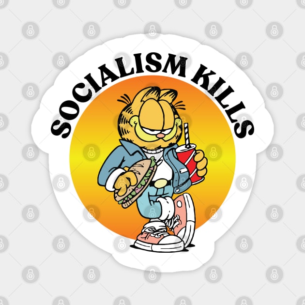 SOCIALISM KILLS Magnet by Greater Maddocks Studio