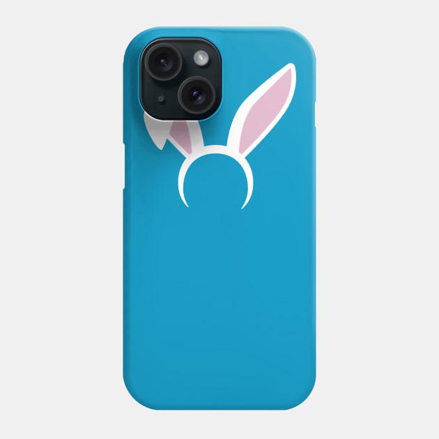 Bunny Ears Headband White Rabbit Easter Costume Phone Case by FlashMac