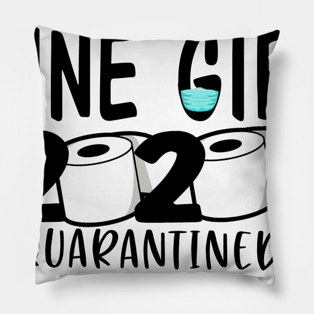 Funny June Girl 2020 Quarantined Birthday Gift Pillow by ThuyNga