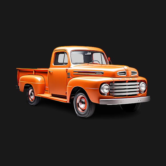 Vintage Car - Ford F Series (1948–1952) by Keciu's Shop