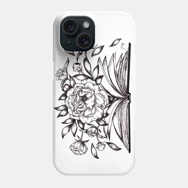 Botanical Book Phone Case by Akbaly