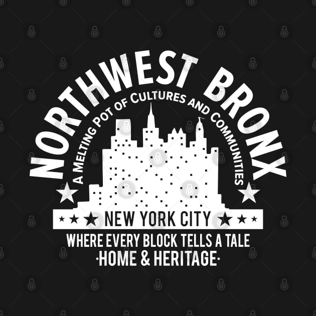 Northwest Bronx Skyline - A Melting Pot of Cultures and Communities by Boogosh