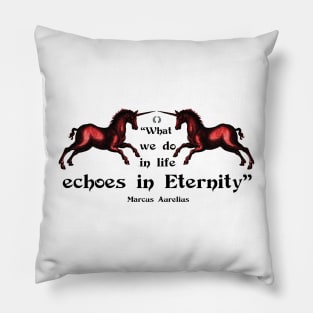 Stoic Quote from Marcus Aurelius Pillow