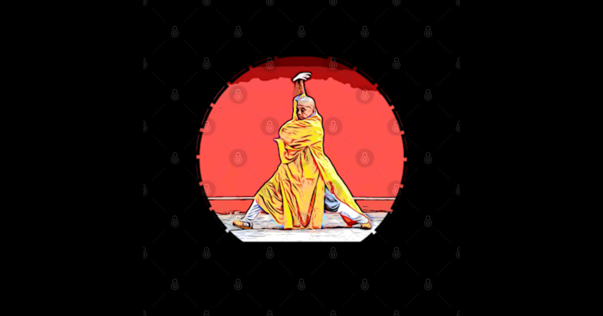 Kung Fu Monk Elder Kung Fu Sticker TeePublic
