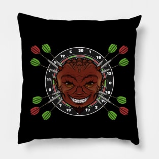 Darts Devil (no caption) Pillow