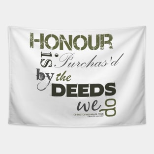 Marlowe Hero & Leander Honour Quote Tapestry