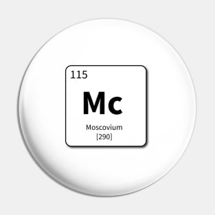 Moscovium (Mc) 115 | Element 115 Pin