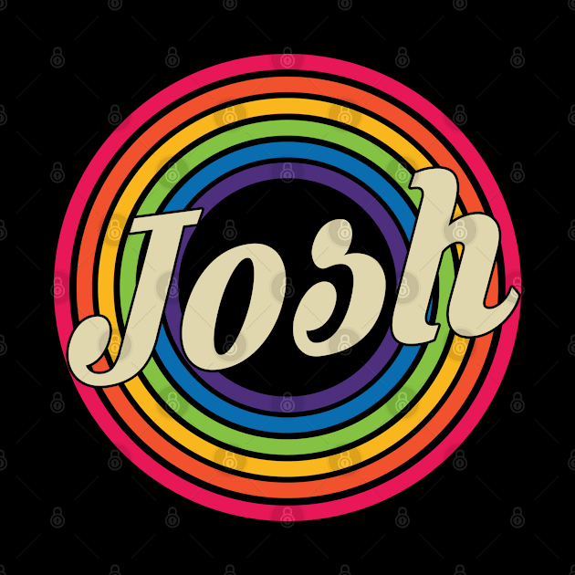 Josh - Retro Rainbow Style by MaydenArt