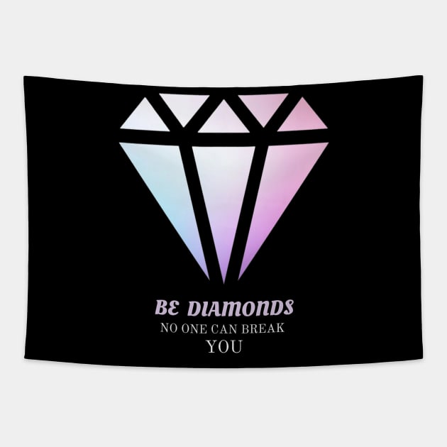 BE DIAMONDS Tapestry by Stylish Dzign