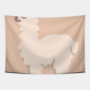 Pastel Alpaka Tapestry