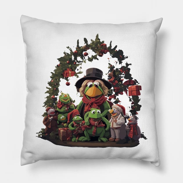 Muppet Christmas Carol Pillow by Prime Quality Designs