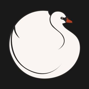 Bird Balls - White Swan T-Shirt