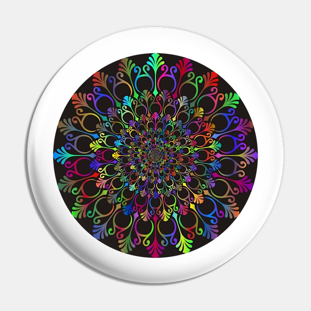 Multicoloured art deco style vortex 2 Pin by Montanescu