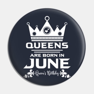 Queen's Birthday T-Shirt Pin