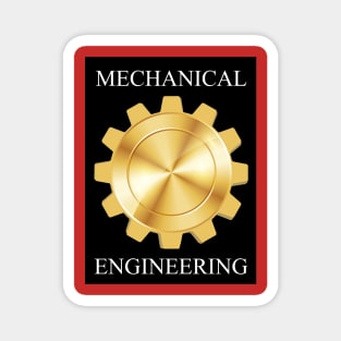 mechanical engineering mechanics engineer with gear image Magnet