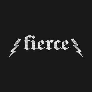 Fierce / Original Faded Punksthetic Design T-Shirt