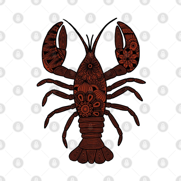 Lobster (black and brown vertical) by calenbundalas