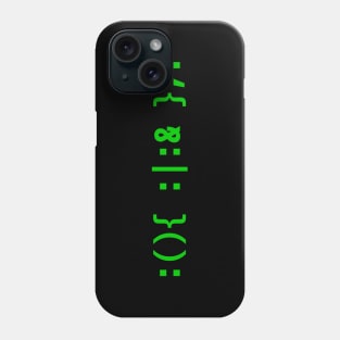 Bash Fork Bomb - Green Text Design for Command Line Hackers Phone Case