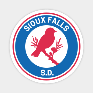 Vintage Sioux Falls South Dakota Magnet