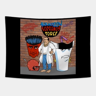 Aqua Teen Sopranos Force Tapestry