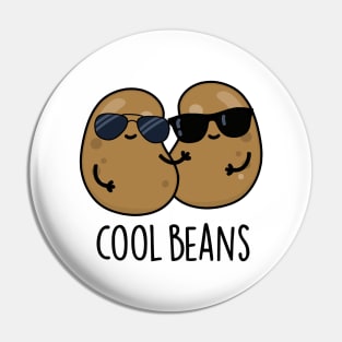 Cool Beans Cute Veggie Food Pun Pin