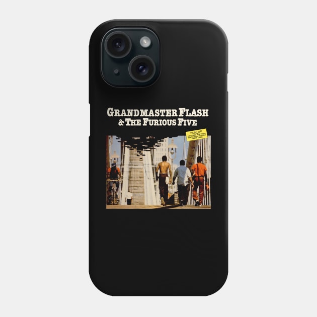 grandmaster flash walk Phone Case by j and r