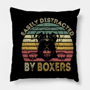 Easily Distracted By Boxers Pillow