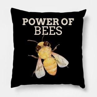 Power of Bees, Beekeeper, Beekeepers, Beekeeping,  Honeybees and beekeeping, the beekeeper Pillow