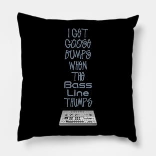 303 Bassline Slogan Pillow