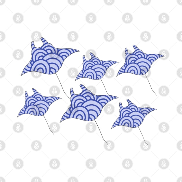 Manta Ray Pattern by Marinaaa010