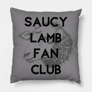 Saucy Lamb Fan Club Pillow