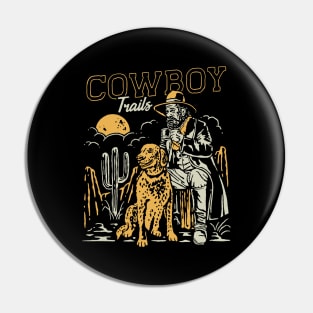 Cowboy Trails Pin