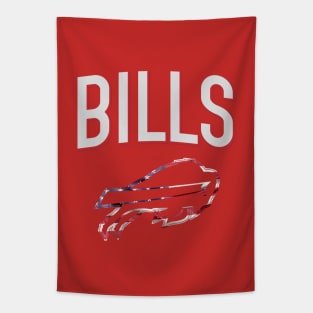 Buffalo Bills - Logo Football Tapestry