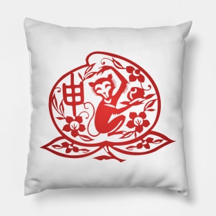 Chinese Zodiac ver.2 Moneky in Red Pillow