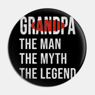 Grand Father Japanese Grandpa The Man The Myth The Legend - Gift for Japanese Dad With Roots From  Japan Pin