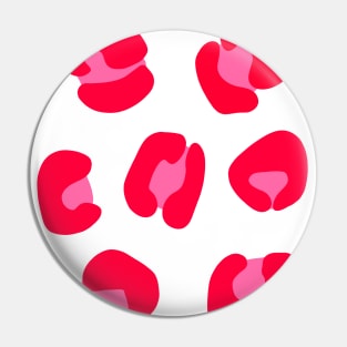 Large, Pink and Red, Leopard Spots Pack Pin