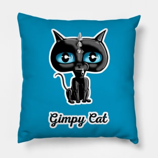 Gimpy Cat Pillow