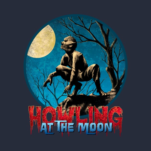 Howling at the Moon by Rosado