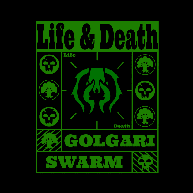 Golgari Swarm | Life & Death | MTG Green on Black Guild Design by ChristophZombie