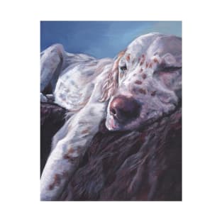 English Setter Fine Art Painting T-Shirt