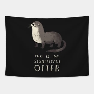 this is my significant otter Tapestry