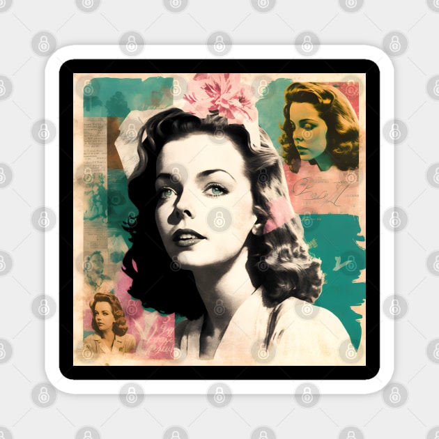 Ida Lupino #14 Magnet by MonoMagic