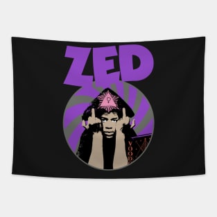 ZED - Black Aleister Hendryx Tapestry