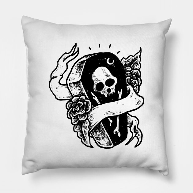 Anonymous coffin Pillow by sebrodbrick