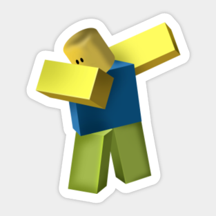 Noob Stickers Teepublic - anti noob sign roblox