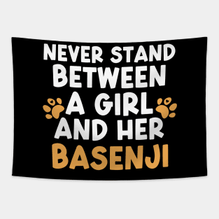 Basenji Girl Tapestry