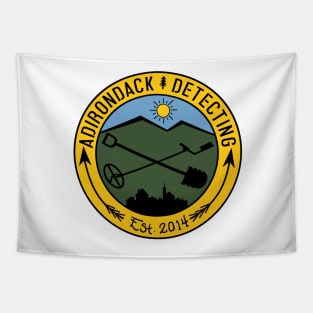 Adirondack Detecting - Circle Logo - Full Color Tapestry