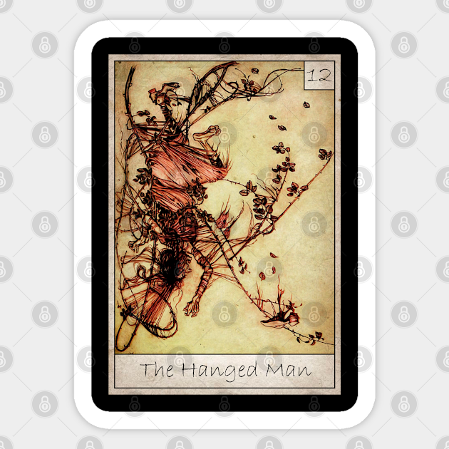 Tarot - The Hanged Man - Tarot - Sticker