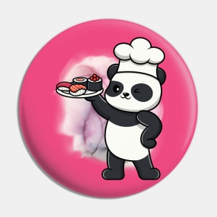 Master Chef Cute Panda - Adorable Panda - Kawaii Panda Pin