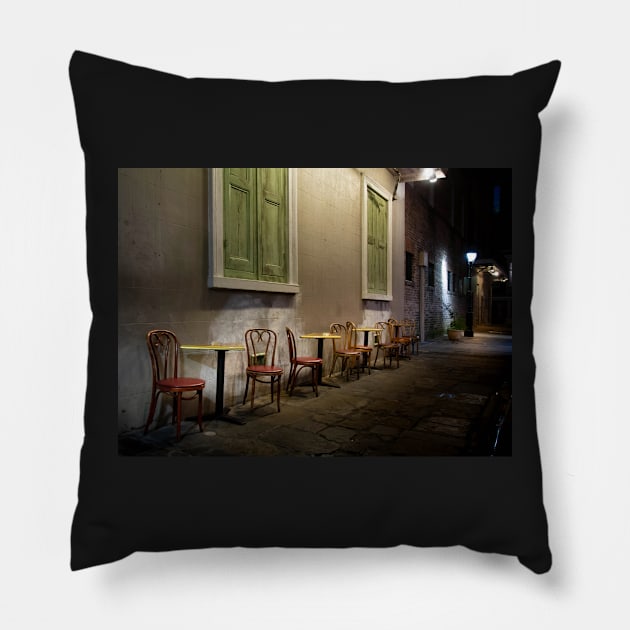 Cabildo Alley Tables Pillow by MountainTravel